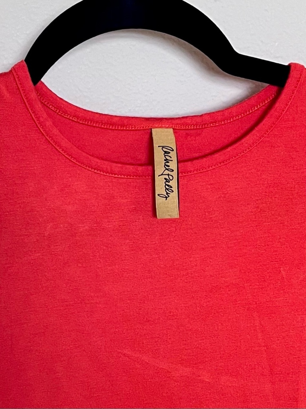 Rachel Pally Bright tangerine Short-Sleeve Shift Dress Sz M - Picture 2 of 8